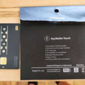 KeyWallet Touch (Bitcoin Wallet) in Kreditkarten Größe