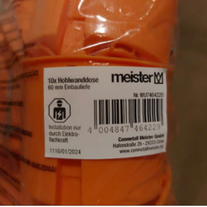 Meister Hohlwanddosen Unterputzdosen