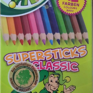 Original JOLLY 3000-0246 Buntstifte Supersticks Kinderfest zu 12 Stk.