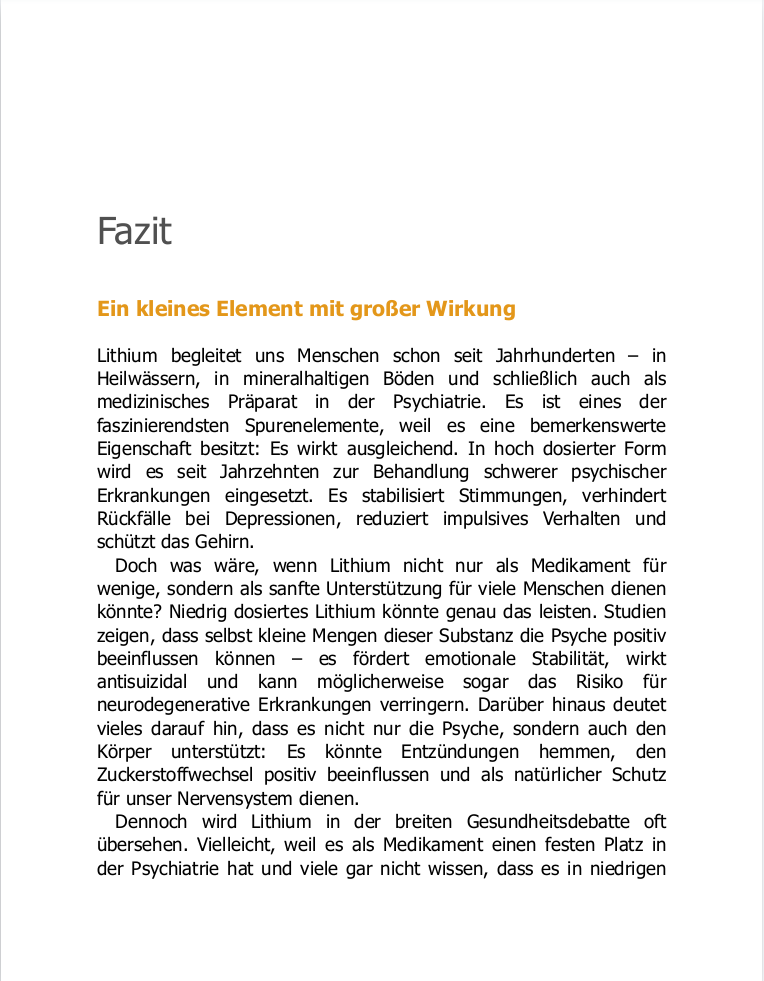Dr. med. Peter Heilmeyer & Agnieszka Peralta Martin - Praxisbuch Lithium (Das fast vergessene Spurenelement für starke Nerven, ein gesundes Gehirn und ein langes, vitales Leben) - epub – Bild 2