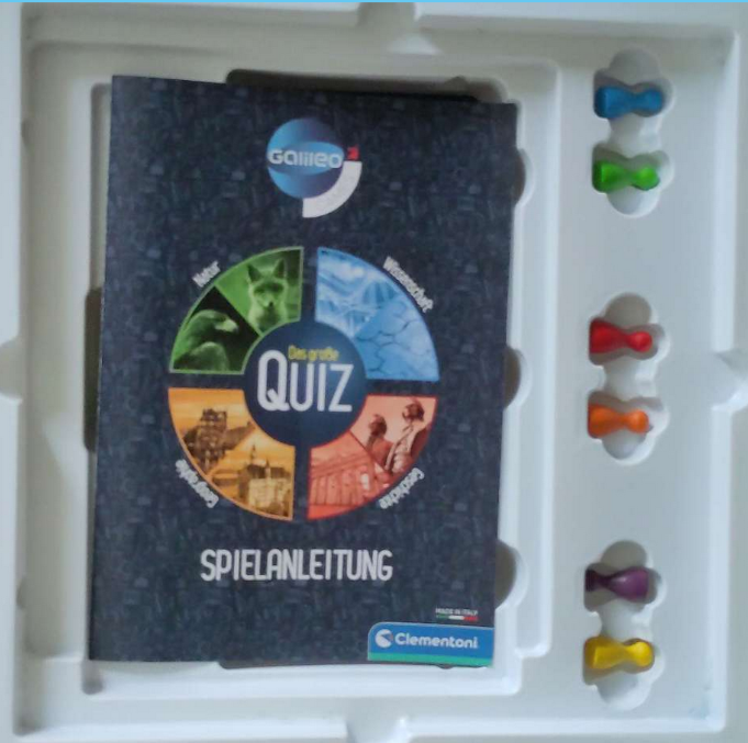 Clementoni Galileo Games - Das große Quiz - Brettspiel mit Wissensfragen, Quizspiel zu Geografie, Geschichte, Wissenschaften & Technik - Familienspiel – Bild 4
